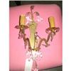 Image 1 : French Crystal and Bronze Sconce c.1940 #985088