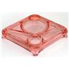 Image 1 : Pink Depression Glass Deco Vanity Tray #985294