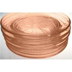 Fostoria Pink Depression Glass Coasters (6) #985351