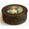 Image 1 : Victorian Portrait on Brass Dresser Jar #985444