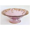 Image 1 : Lavender Gold Peacock Etched Centerpiece Bowl #985472