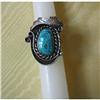 Image 1 : VINTAGE AMERICAN INDIAN STERLING & TURQUOISE #985673