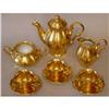 Image 1 : Gold Porcelain Tea/Coffee Set (9 pieces) - #985694