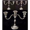 Image 1 : English Pair of Silver Plated Candelabra #985695