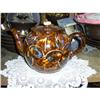 Image 1 : Antique Sadler Spongeware Teapot #985764