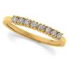 Image 1 : 14k GOLD WEDDING BAND 8 DIAMONDS #994930