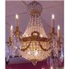 Image 1 : ANTIQUE FRENCH NEO-CLASSICAL CRYSTAL CHANDELIER #995006