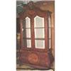 Image 1 : Burled Walnut Display Cabinet, #995038