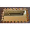 Image 1 : Jeweled, Ormolu Filigree, Mirrored Vanity Tray #1005582