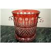 Image 1 : Cranberry Crystal Ice Cooler #1006251
