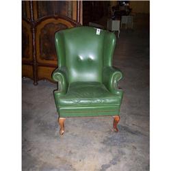 French Pair of Leather Armchairs #1015766