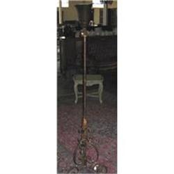 French Wrought Iron Lamp Stand #1015820