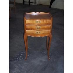 French Pair of Fruitwood Nightstands #1015832