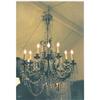 Image 1 : darkbronze chandelier with cristal #1016509