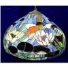 Image 1 : Flower Floral Stain Glass Chandelier Fixture #1016783