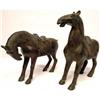 Image 1 : Pair of Bronze Horses in Tang Style #1016794