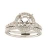Image 1 : 0.88 CTW Diamond Wedding Ring Set 14K White Gold - REF-111Y3X