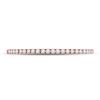 Image 3 : 1/8 CTW Round Diamond Timeless Stackable Ring 10kt Rose Gold - REF-14T4K