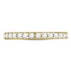Image 2 : 1/2 CTW Round Diamond Wedding Machine-Set Ring 14kt Yellow Gold - REF-41T9K