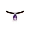 Image 1 : Genuine 6 ctw Amethyst Necklace 14KT Rose Gold - REF-30T5A