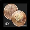 Image 1 : 1 oz Cannabis .999 Fine Copper Round