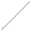 Image 2 : 1 CTW Round Diamond Fashion Bracelet 10kt White Gold - REF-71R9H
