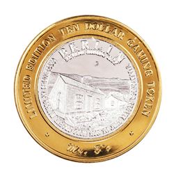 .999 Silver Mr. B's Casino Mill City, NV $10 Casino Limited Edition Gaming Token