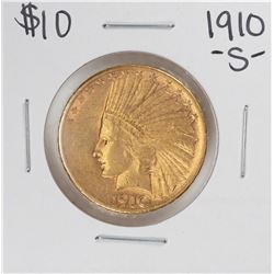 1910-S $10 Indian Head Eagle Gold Coin