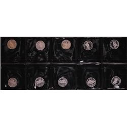 Lot of (10) Disney Mickey & Minnie Mouse 1/20 oz. .999 Fine Silver Coin Rounds
