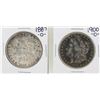 Image 1 : 1887-O & 1900-O $1 Morgan Silver Dollar Coins