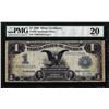 Image 1 : 1899 $1 Black Eagle Silver Certificate Note Fr.236 PMG Very Fine 20