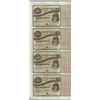 Image 1 : Uncut Sheet of (4) State of Louisiana Baby Bond Obsolete Notes