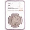 Image 1 : 1893-S $1 Morgan Silver Dollar Coin NGC G6