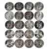Image 2 : Roll of (20) Brilliant Uncirculated 1990-1997 $1 American Silver Eagle Coins