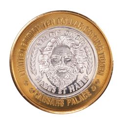 .999 Fine Silver Caesars Palace Las Vegas $10 Limited Edition Gaming Token
