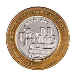 .999 Silver Eldorado Hotel and Casino $10 Casino Gaming Token Limited Edition