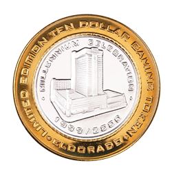 .999 Silver Eldorado Hotel and Casino $10 Casino Gaming Token Limited Edition