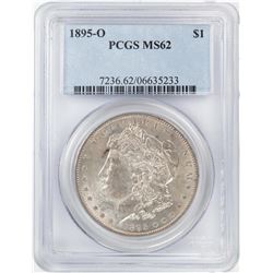 1895-O $1 Morgan Silver Dollar Coin PCGS MS62