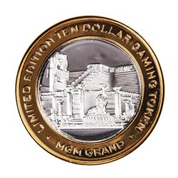 .999 Fine Silver MGM Grand Las Vegas, Nevada $10 Limited Edition Gaming Token