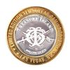 Image 1 : .999 Silver Treasure Island Las Vegas $10 Casino Gaming Token Limited Edition