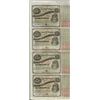 Image 1 : Uncut Sheet of (4) State of Louisiana Baby Bond Obsolete Notes