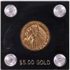 Image 1 : 1911 $5 Indian Head Half Eagle Gold Coin