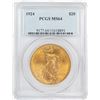 Image 1 : 1924 $20 St. Gaudens Double Eagle Gold Coin PCGS MS64