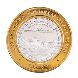 .999 Silver Mr. B's Casino Mill City, NV $10 Casino Limited Edition Gaming Token