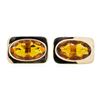 Image 1 : 14KT Yellow Gold 25.00 ctw Citrine Cufflinks