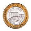 Image 2 : .999 Silver Peppermill Hotel Casino Reno, NV $10 Casino Limited Edition Gaming Token
