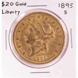 1895-S $20 Liberty Head Double Eagle Gold Coin