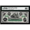 Image 1 : 1872 $20 State of South Carolina Revenue Bond Obsolete Note PMG Gem Uncirculated 66EPQ
