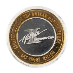 .999 Silver Hilton Las Vegas, Nevada $10 Casino Limited Edition Gaming Token