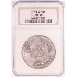 1899-O $1 Morgan Silver Dollar Coin NGC MS65 Old Holder